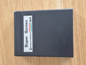 ✅ MODUL SUPER GAMES ⭐ Commodore C64 C128 ⭐ funktioniert ⭐ schneller Versand ⚡️ - Bild 1 von 2