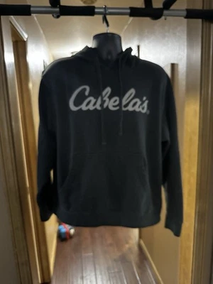 Cabellas Men's Large Black Hoodie - Image 1 of 3