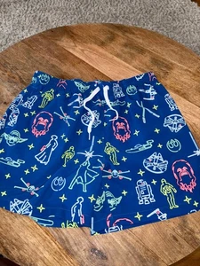 Chubbies Star Wars Retro Swim Trunks Mens Size Large Blue 4” Inseam - Picture 1 of 7
