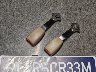 1998 - 2001 斯巴鲁 Impreza 安全带接收器棕褐色一对内陆运动 — 第 1/4 张图片