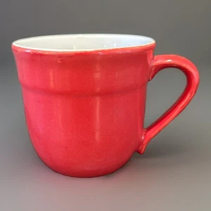 Emile Henry Red 8714 Coffee Mug Cup 14 oz White Interior Porcelain - Picture 1 of 6