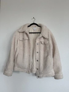 Beyond Yoga Cream Sherpa Damen Jacke Gr. L/G\ - Bild 1 von 10