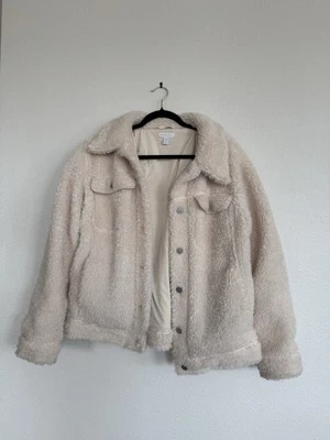 Beyond Yoga Crema Sherpa Mujer’s Chaqueta Talla L/G\ Foto 1 de 4