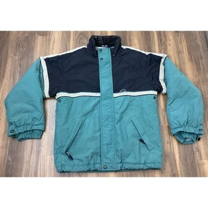 VTG 90s Youth Quiksilver nylon Snow-boarding ski winter insulated jacket coat XL - Picture 1 of 6