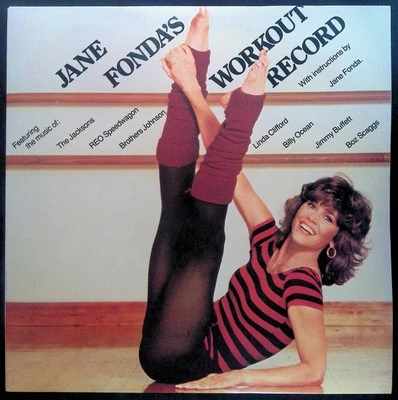 JANE FONDA'S WORKOUT RECORD ~ GATEFOLD ~ 1981 COLUMBIA DOUBLE VINYL ~ ALBUM LP - Image 1 of 4