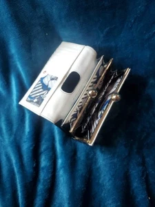 Geldbörse Damen schwarz Kunstleder - Bild 1 von 5