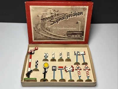 Pista H0 RDA Höger señal madera para Piko modelismo ferroviario rareza en embalaje original EXCELENTE - Imagen 1 de 4