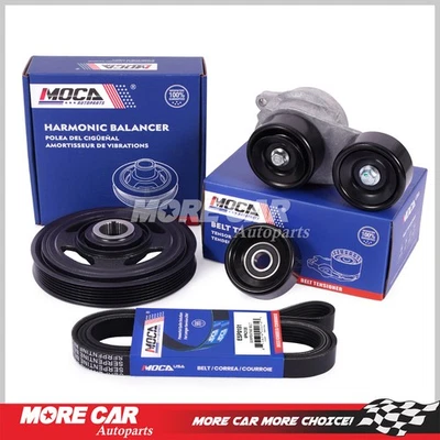 Kit de componentes de correa equilibradora armónica para Acura Honda Accord Odyssey Ridgeline Foto 1 de 4