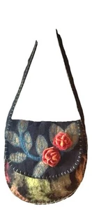 Rising Tide handmade wool hippie shoulder bag Boho Festival Purse Crossbody New - Bild 1 von 17