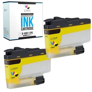 Kompatibel Brother LC406 Tintenpatrone Gelb 2 Stück für J4335DW, J4340DW, J4345DW - Bild 1 von 7