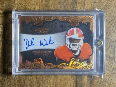 2017 Leaf Q Copper Spectrum Deshaun Watson #BA-DW1 Rookie Auto RC - Image 1 of 2