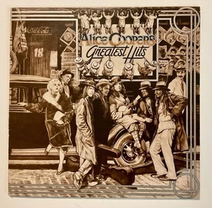 1974 Alice Cooper - Greatest Hits Vinyl LP Compilation A1/B1 UK 1st Press EX/EX - Picture 1 of 10