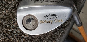 35.75 IN CALLAWAY STEEL CORE HICKORY STICK PW GOLF CLUB VERY NICE R&D 1025 - Picture 1 of 5