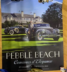 2022 Pebble Beach Concours d'Elegance Poster - Picture 1 of 4