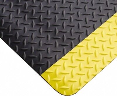 PRO-SAFE 5' Long X 3' Wide, Dry Environment, Anti-Fatigue Matting Black With ... • 185.14£