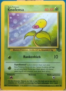 POKEMON - Jungle - Knofensa - 49/64 - alemán - Imagen 1 de 2