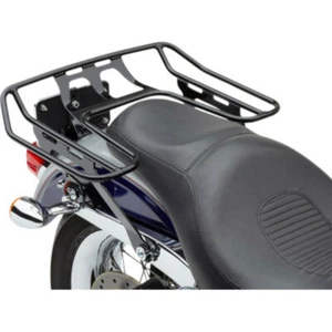 Portaequipajes envolvente Cobra BA negro grande A$$$ Harley Dyna 06-17 con asiento OEM - Imagen 1 de 3