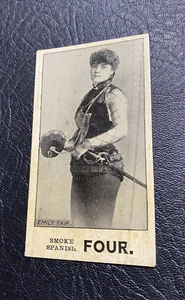 Spanish Four, N581, Tobacco Card, ACTRESSES, "Emily Fair" - Picture 1 of 2