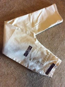 Jeans nuovo con etichette Gloria Vanderbilt Amanda elasticizzato 8 beige marrone 30/31 - Foto 1 di 1