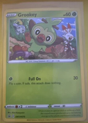 Grookey SWSH070 SWSH: Sword & Shield Promo Cards Holo - Image 1 of 2