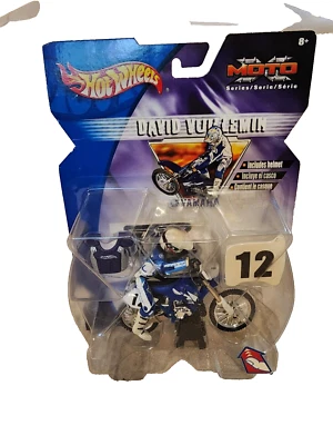 Hot Wheels Moto X David Vuillemin #12 Yamaha ¡RARO! ¡NUEVO! Foto 1 de 2