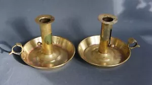 Kerzenhalter alt Kerzenständer Messing Kerzenleuchter antik Biedermeier Leuchter - Bild 1 von 4