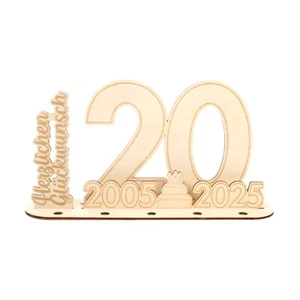 Espositore regalo denaro 3D con anni per tutti i compleanni rotondi - Foto 1 di 17
