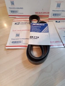 Acdelco 8K776 Serpentine Belt - 1.12" X 78.00" - 8 Ribs New , A2 - Picture 1 of 8