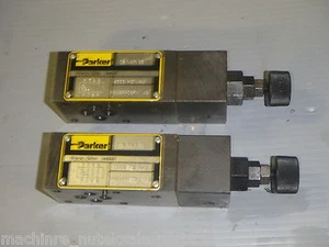 Lot of (2) Parker PRM2PP06KN 42 Pressure Reducing Valve - Used - Picture 1 of 4