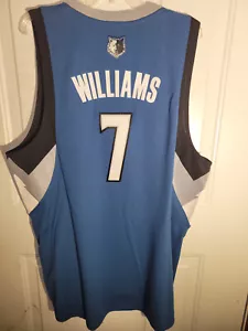Adidas Swingman NBA Jersey Minnesota Timberwolves Derrick Williams Blue sz 2XL - Picture 1 of 3