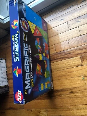 Cra-Z-Art Magrific Magnetic Set 100-Piece TILES New Factory Sealed Box - Image 1 of 4