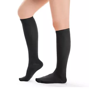 Black Knee High Socks for Women Knee High Black Socks Womens Knee Socks Long ... - Picture 1 of 6