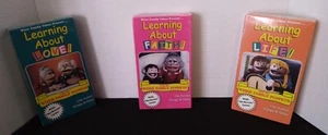 Wiser Family Puppets VHS Set of 3 Learn About Life, Family, Love Factory Sealed - Picture 1 of 9