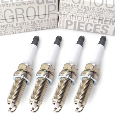 4x Original Renault Bougies pour Dacia Logan Clio 2 3 4 Kangoo Thalia 1.2 - Photo 1/2
