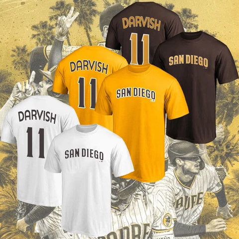 HOT!! Yu Darvish #11 San Diego Padres Baseball Players T-Shirt Gift Unisex Cover
