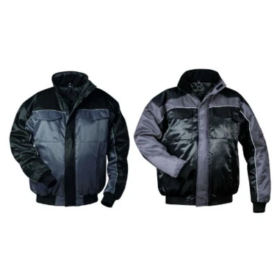 CRAFTAND Craftland Arbeitsjacke Pilotjacke schwarz atmungsaktiv Jacke Winterjacke XS-5XL