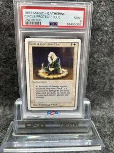 MTG Unlimited Edition 1993 Circle of Protection: Blue PSA 9 Mint 93/94 - Picture 1 of 1