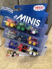2016 Thomas the Train DC Super Friends Minis 9 Pack. New On Card. DWG77