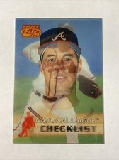 1996 Sportflix Greg Maddux CL Atlanta Braves #143 Checklist HOF Insert Card
