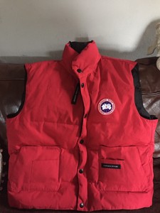canada goose chaleco largo