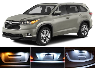 Xenón Blanco Matrícula / Etiqueta 168 Bombillas LED para Toyota Highlander (2 Piezas) Foto 1 de 3