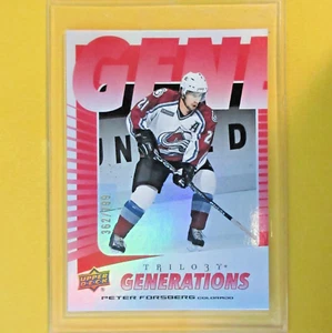 PETER FORSBERG 2023-24 Trilogy GENERATIONS /799 #TG-11A Colorado Avalanche - Picture 1 of 8