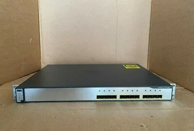 Cisco 3750G-12S-S with Bracket Cisco WS-C3750G-12S-S 12-Port SFP Switch(Inc VAT) - Image 1 of 4