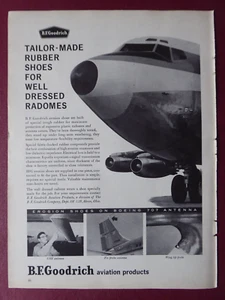 9/1960 PUB BF GOODRICH AVIATION NOSE RADOME ANTENNA EROSION BOEING 707 AD - Imagen 1 de 1