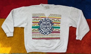 Vintage 90s crewneck sweatshirt Arizona Wildcats Southwest V stitch Cat Face Lrg - Picture 1 of 6