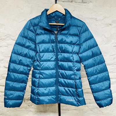 Chaqueta de plumón ligera Eddie Bauer CirrusLite EB650 azul verde nailon Foto 1 de 4