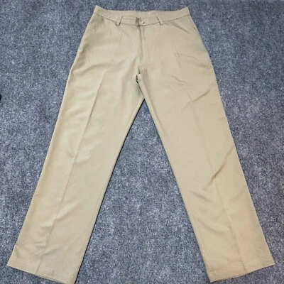 Champion Pantalones Para Hombre 34x32 Marrón Poliéster Ligero Chino Dúo Seco Informal Foto 1 de 4