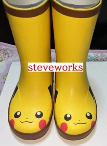 New Pokemon Rain Boots Pikachu Yellow C7 14cm Boxed Japan Official Pkmn Center - Picture 1 of 19