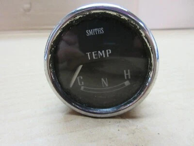 Vintage MG MGB Smiths Round Temperature Gauge H2 - Image 1 of 4