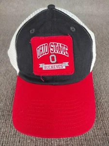 Ohio State Buckeyes Classic Logo Patch Trucker Hat Adjustable Snapback Cap OSFM - Picture 1 of 12